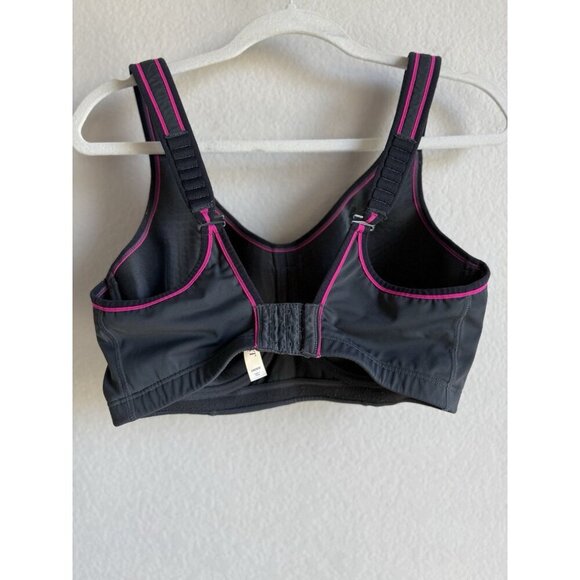 Cacique Sports Bra Women’s 38DDD High Impact Molded Underwire Dusty Gray - Picture 9 of 13